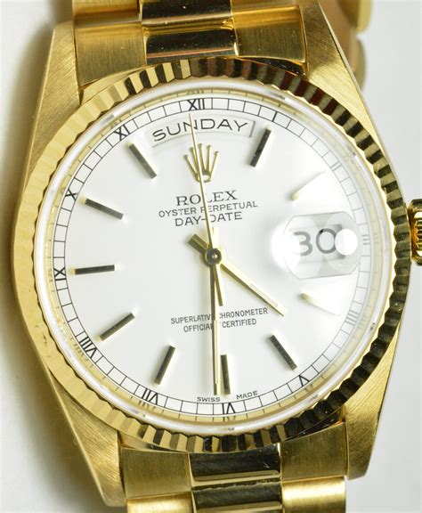 men's rolex gold|18k gold Rolex men's watch.